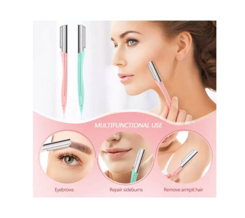 Set Perfilador Depilador Navaja Cejas + Hojillas