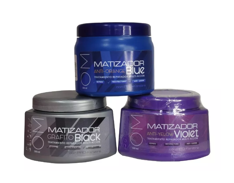 Crema Matizadora OM Salonex Violeta / Grafito / Azul 500ml