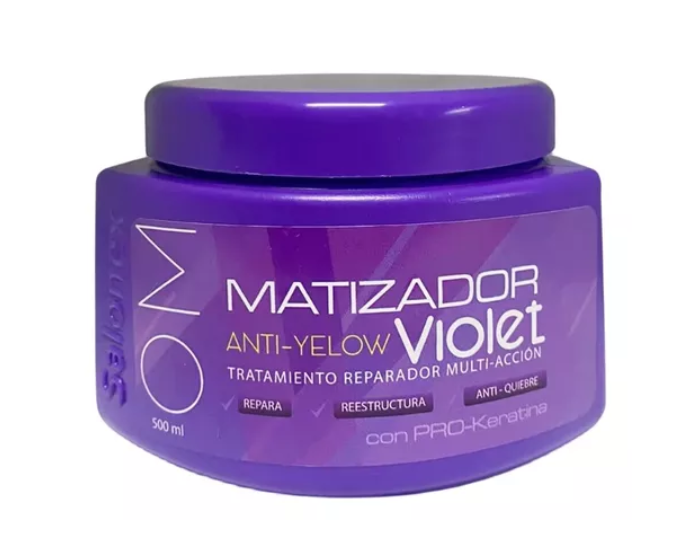 Crema Matizadora OM Salonex Violeta / Grafito / Azul 500ml