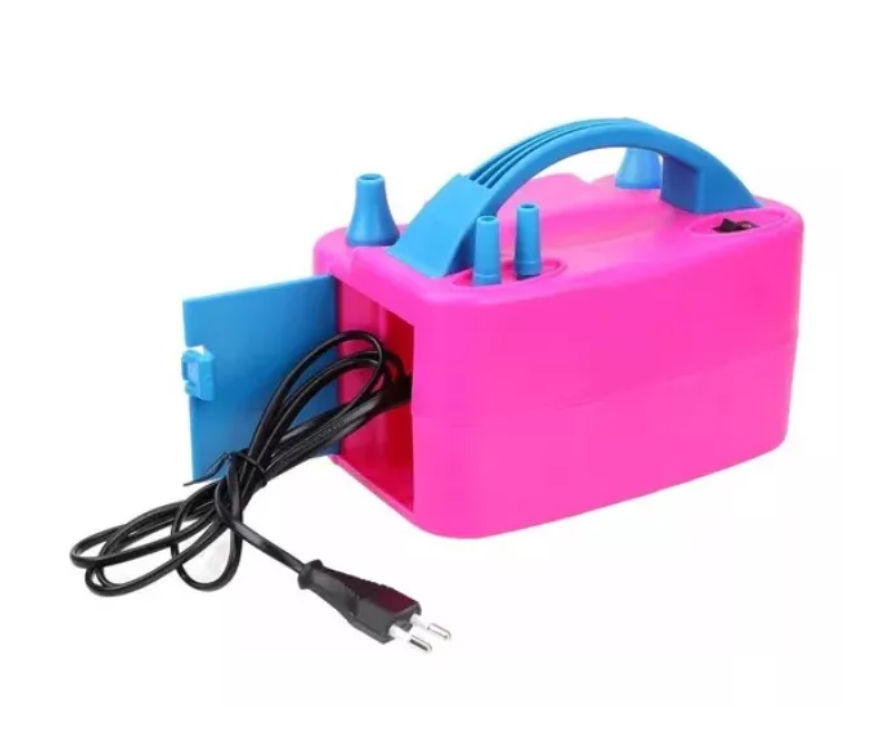 Inflador De Globos Bombas Eléctrico 2 Inyectores Fiestas