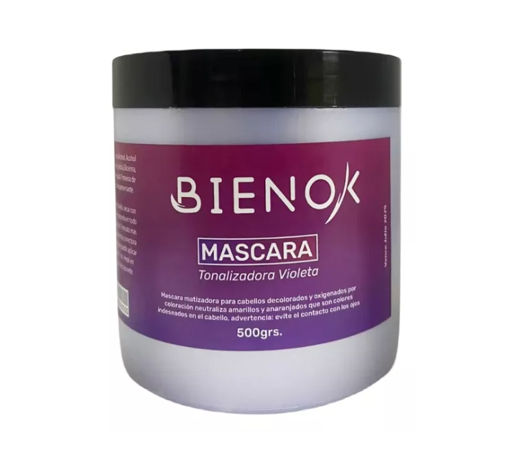 Crema Matizadora Grafito/Violeta/Azul/Roja Bienok 400GR