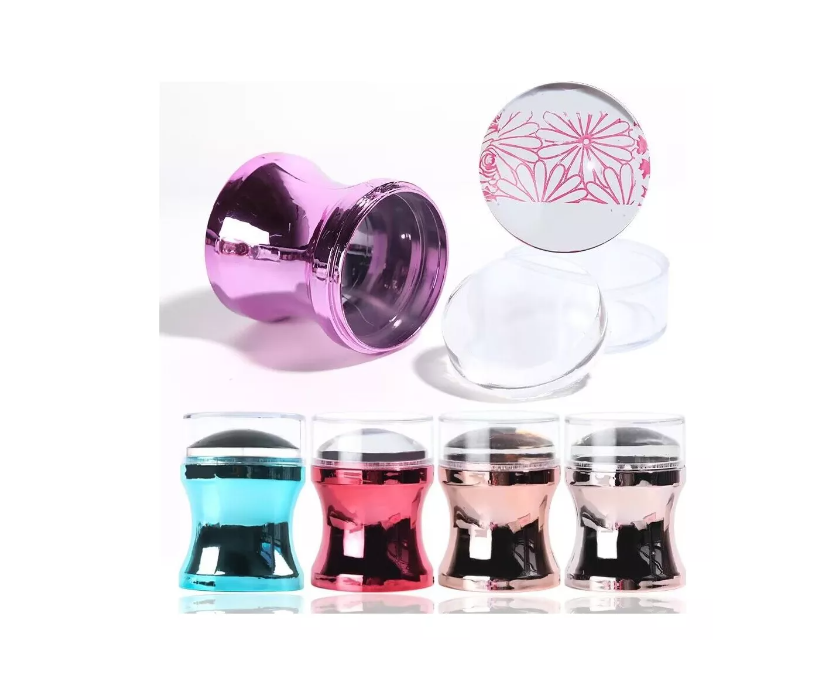 Timbre O Stamping Con Placa Para Manicure