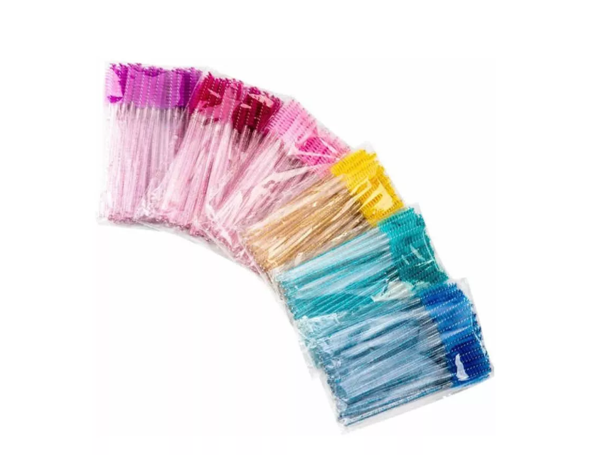 Cepillos Desechable Pestañas Y Cejas Aplicador 50pcs