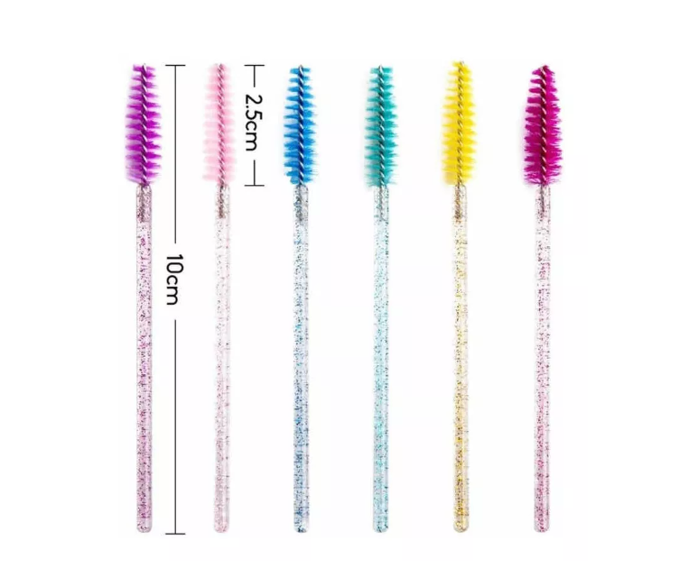 Cepillos Desechable Pestañas Y Cejas Aplicador 50pcs