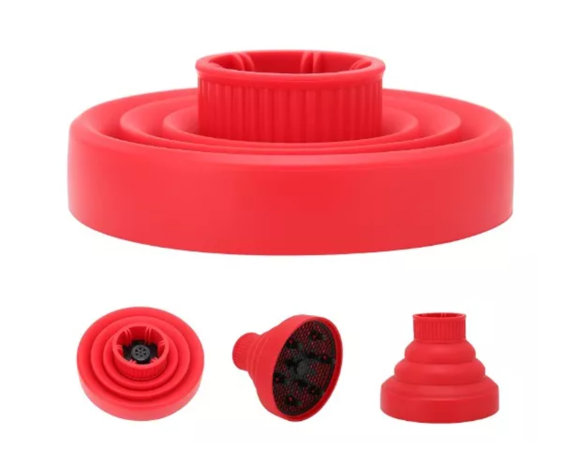 Difusor Plegable De Silicona Para Secador De Cabello