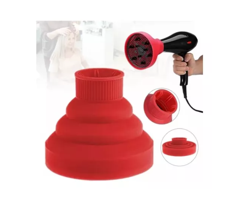 Difusor Plegable De Silicona Para Secador De Cabello