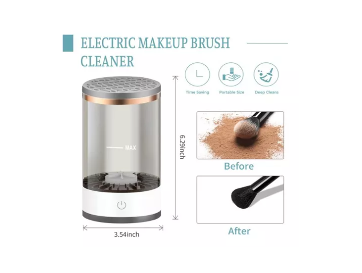 Limpiador Brochas Maquillaje Electrico Cosmetico