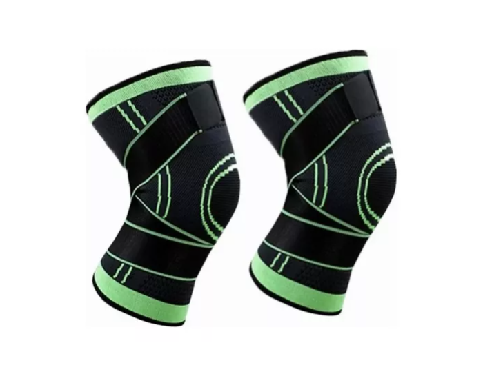 Un Par Rodillera Elastica Compresion Gym Correr Deportes