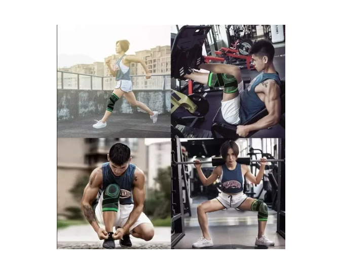 Un Par Rodillera Elastica Compresion Gym Correr Deportes