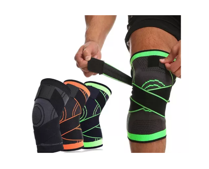 Un Par Rodillera Elastica Compresion Gym Correr Deportes