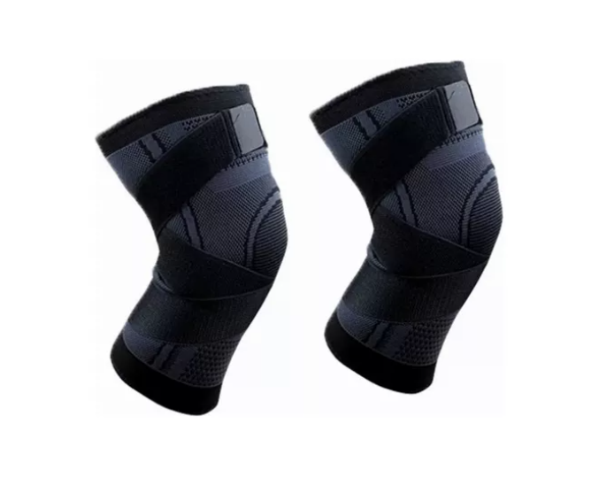 Un Par Rodillera Elastica Compresion Gym Correr Deportes