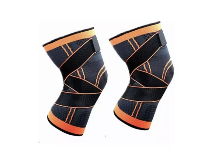 Un Par Rodillera Elastica Compresion Gym Correr Deportes