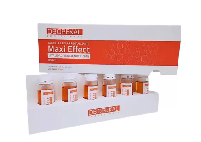 Ampolla Capilar Liso Perfecto 30ml Por 6 Unidades Obopekal