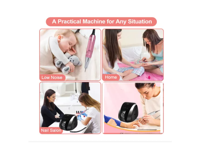 Maquina Torno De Uñas Profesional 35000rpm Manicure Pantalla Agregar a favoritos