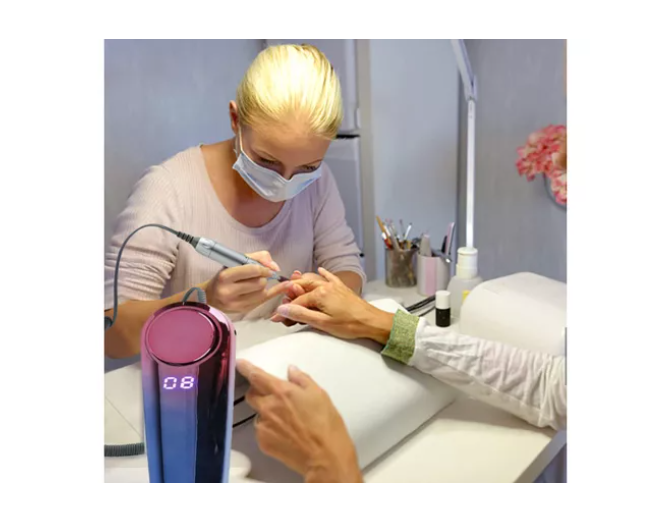 Maquina Torno Inalambrico Uñas 35000rpm De Manicure Pedicure