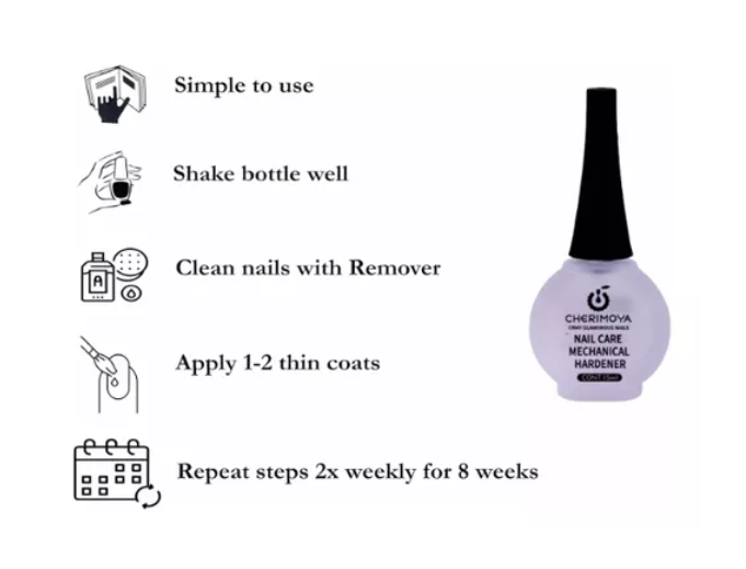 Tratamiento De Uñas Endurecdor Mecanico 15ml Cherimoya