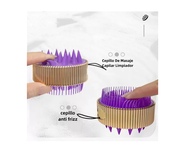 Cepillo Masajeador De Cabello Ducha Y Secado Antifriz 2 En 1