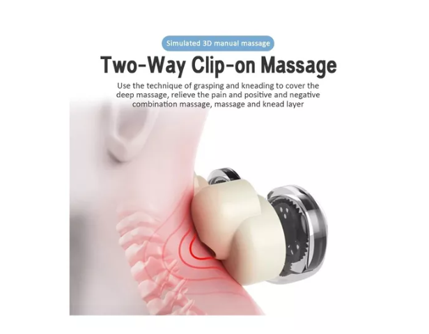 Masajeador Almohada Eléctrico Cuello Cervical Recargable