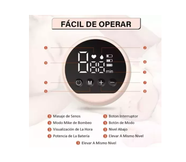 Extractor De Leche Materna Saca Leche Portátil Usb 180ml