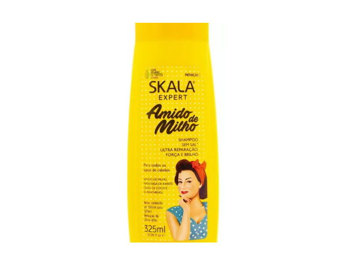 Kit Shampoo Y Acond Amido De Milho Skala Expert 650ml