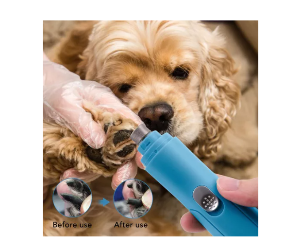Kit Completo De Cortauñas Lima Eléctrica De Perro Y Mascotas