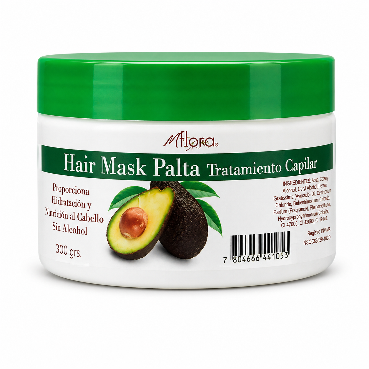Crema Keratina De Coco / Palta / Argan 300 Gr MFlora (1 Unid