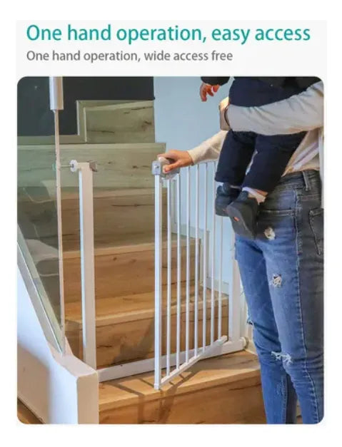 Reja Seguridad Escalera Puerta Ajustable Para Bebe Mascotas