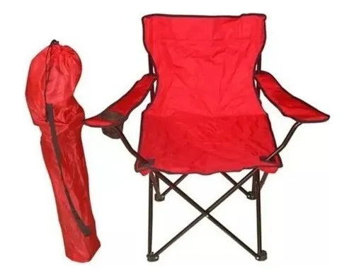 Silla Plegable Camping Playa Picnic Con Porta Vasos