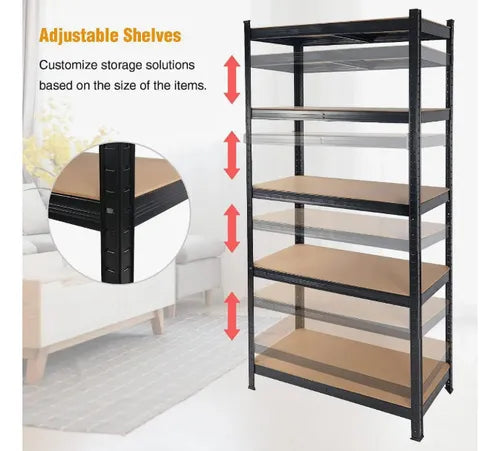 Repisa Estante Metalica Armable 180x90x40cm