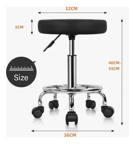 Piso Silla Taburete Bar Peluquería Barbería Spa Sube Y Baja