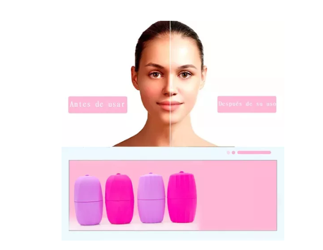 Facial - Rodillo De Hielo Para Cara Y Ojos,molde De Silicona