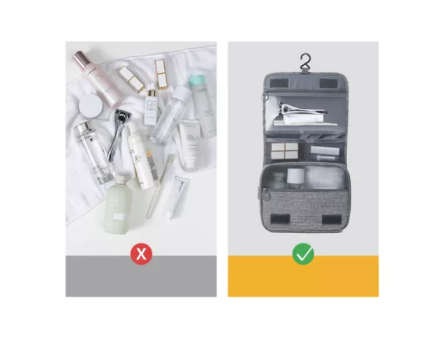 Bolsa Viaje Cosmético Organizador De Maquillaje Impermeable