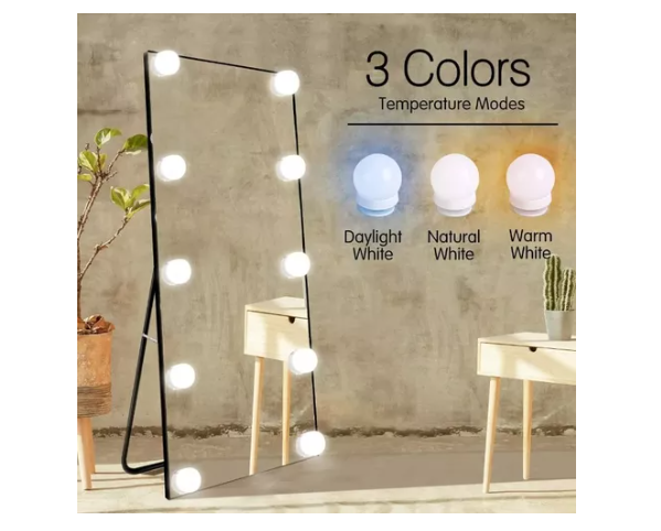 Luces Para Espejo Tocador Maquillaje 10 Led Bombillas
