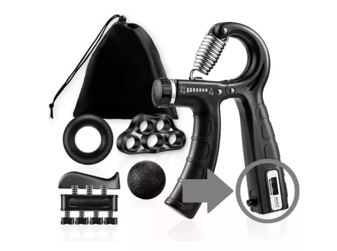 Set 5 Hand Grip Pinza Resistencia Ejercicio Mano Y Muñeca