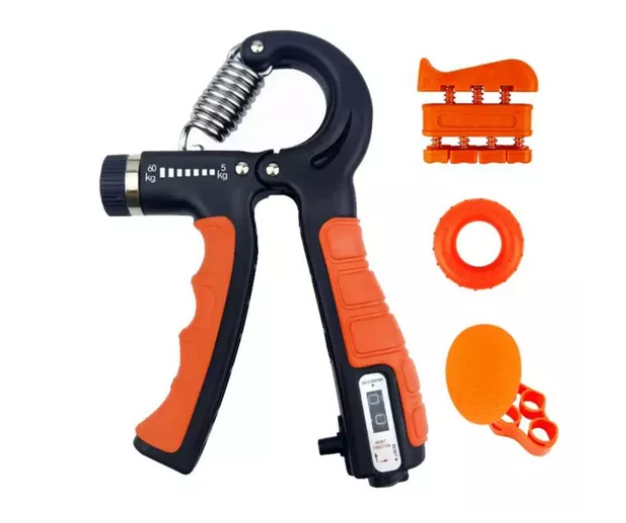 Set 5 Hand Grip Pinza Resistencia Ejercicio Mano Y Muñeca