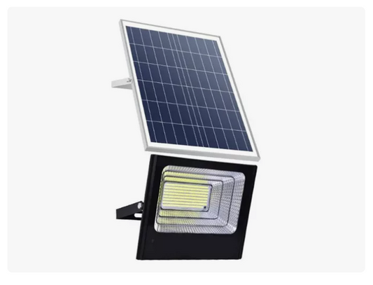 Foco Reflector Solar Interior Y Exterior 500w Color Negro