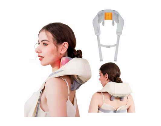 Masajeador Cervical Y De Espalda Con Calor Y Vibración