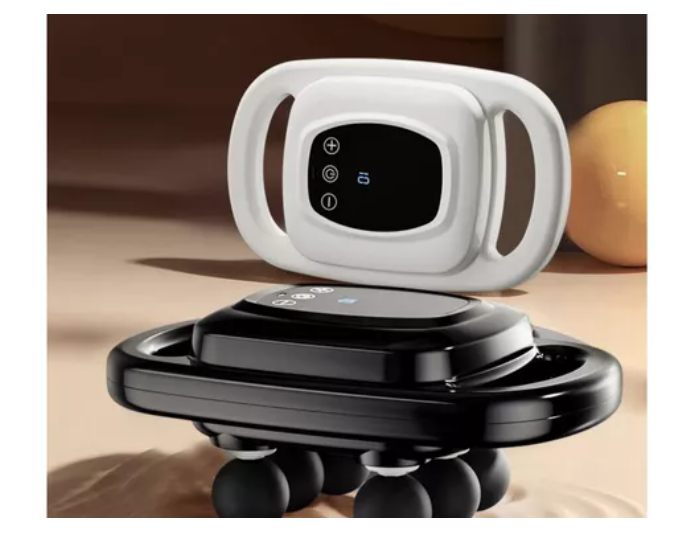 Pistola De Masaje 6 Cabezas Tejido Profundo 9 Niveles Y Modo Color Negro