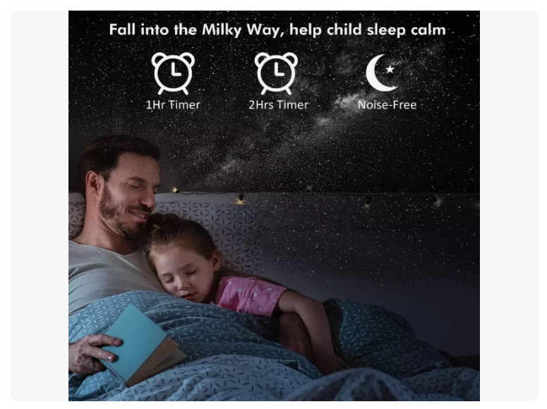 Proyector Estrellas Galaxia Luz Nocturna Led 12 Discos Rotac