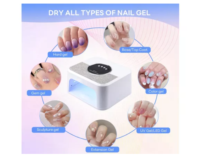 Secador Uña Uv Led Lampara Manicure Profesional 268w