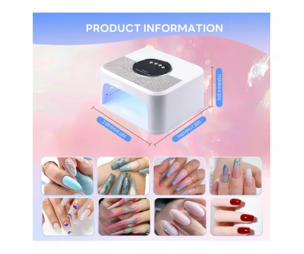 Secador Uña Uv Led Lampara Manicure Profesional 268w