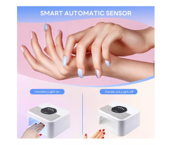 Secador Uña Uv Led Lampara Manicure Profesional 268w