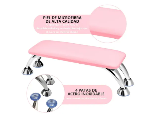 Almohada De Manos Manicura Con Soporte Desmontable