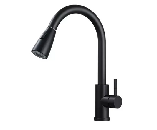 Llave Monomando Lavaplatos Extensible 2 Modos Cocina Niquel