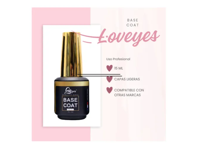 Base Coat Loveyes Profesional 15ml