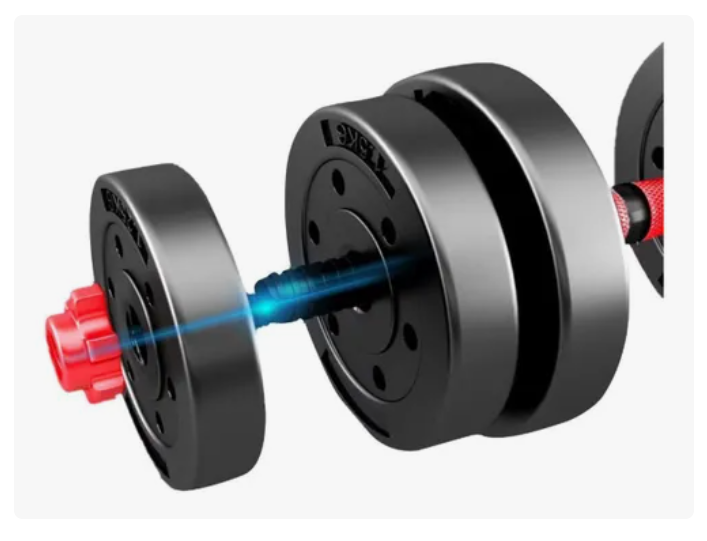 Set Mancuernas 20 Kg Barra Armable Ajustable