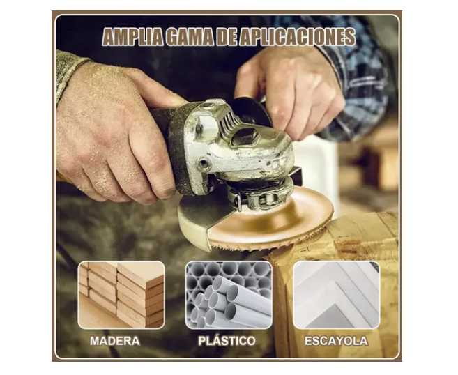 Juego De 4 Discos + Juego De 5 Escofinas Para Tallar Madera
