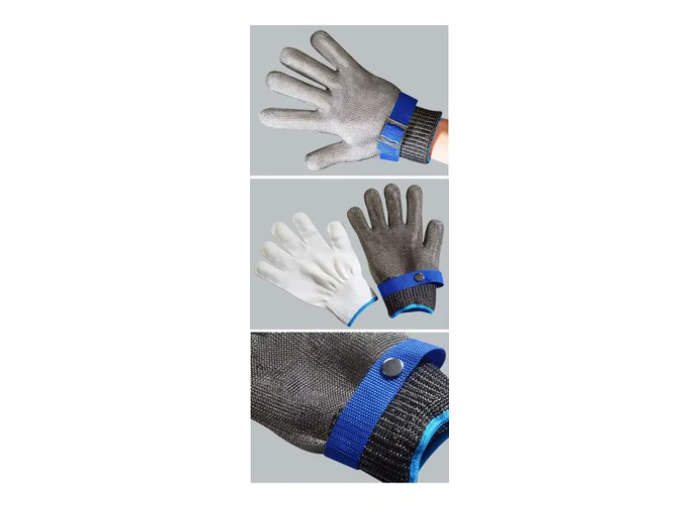 Guante Anticorte Carnicero Resistente De Acero Inoxidable