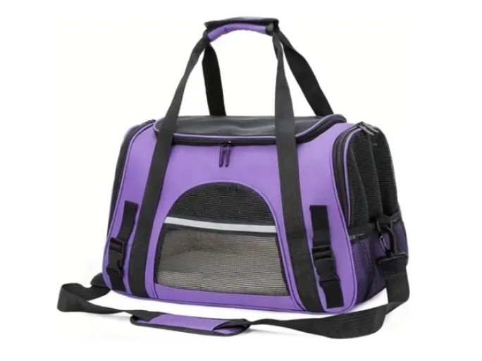 Bolso Transportador Mascota Para Perro Gato Respirable