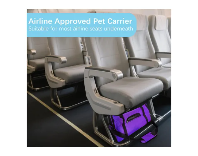 Bolso Transportador Mascota Para Perro Gato Respirable